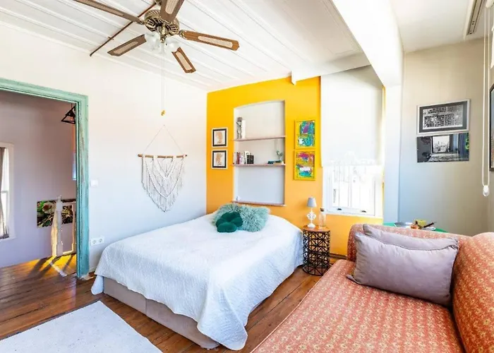 בית נופש Charming Bright Rustic 2bd2bath Balat Pad! #349 איסטמבול